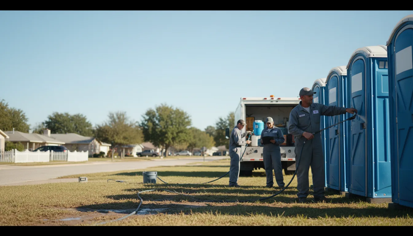 Long-Term Portable Toilet Rental in Melvin, TX near me